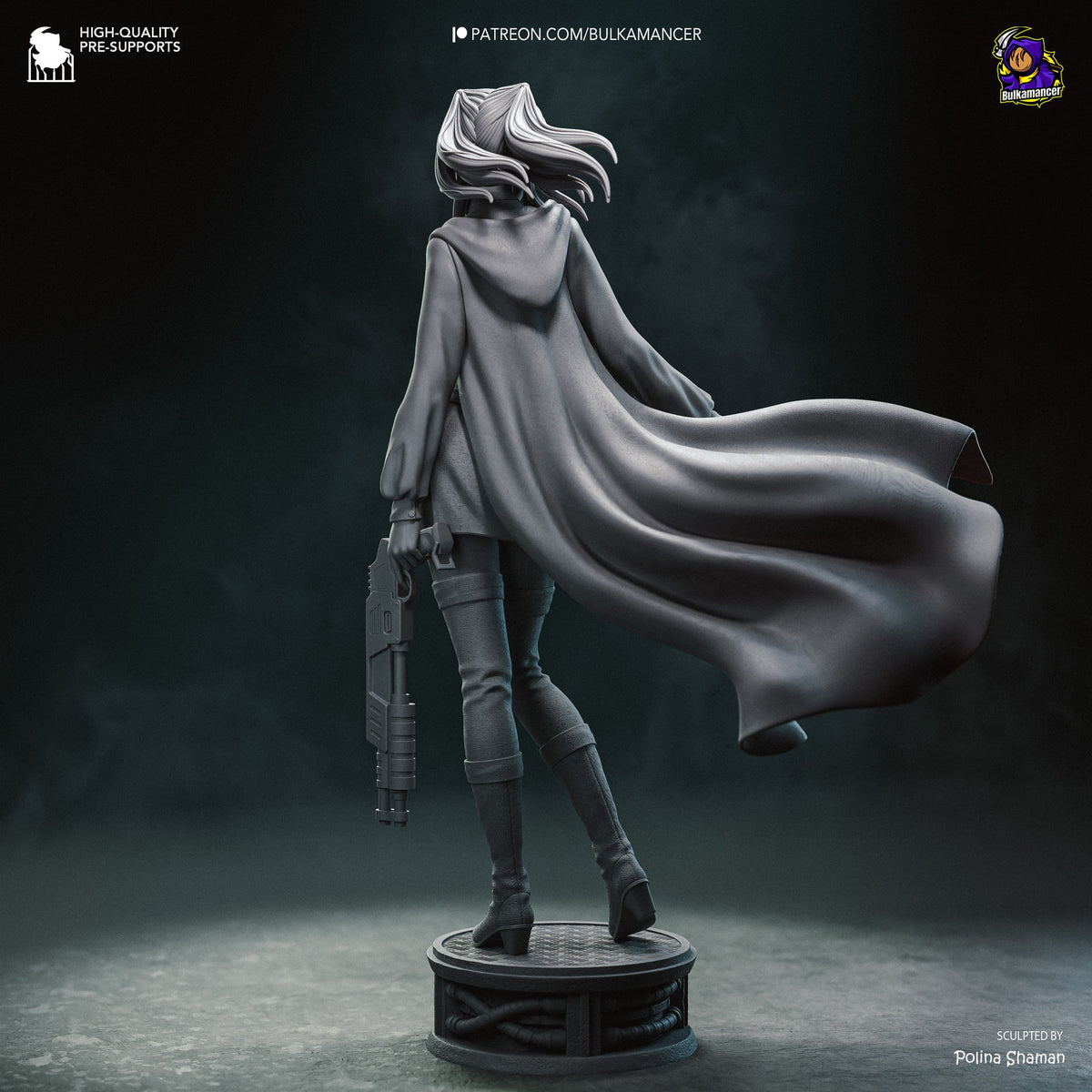 Re-L Mayer (Ergo Proxy) resin figure by Bulkamancer — studio render 16