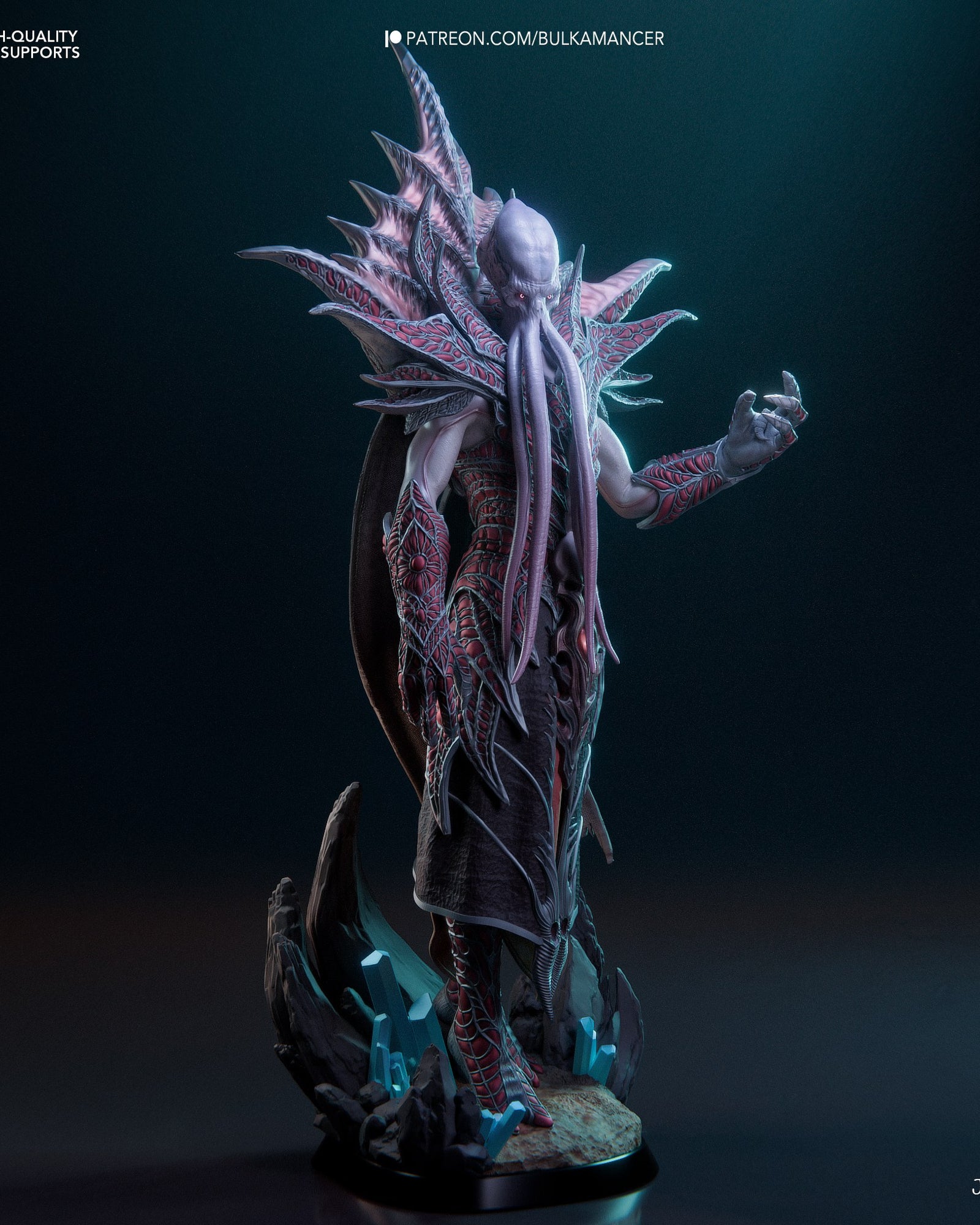 The Emperor (Baldur's Gate) resin figure by Bulkamancer — studio render 3
