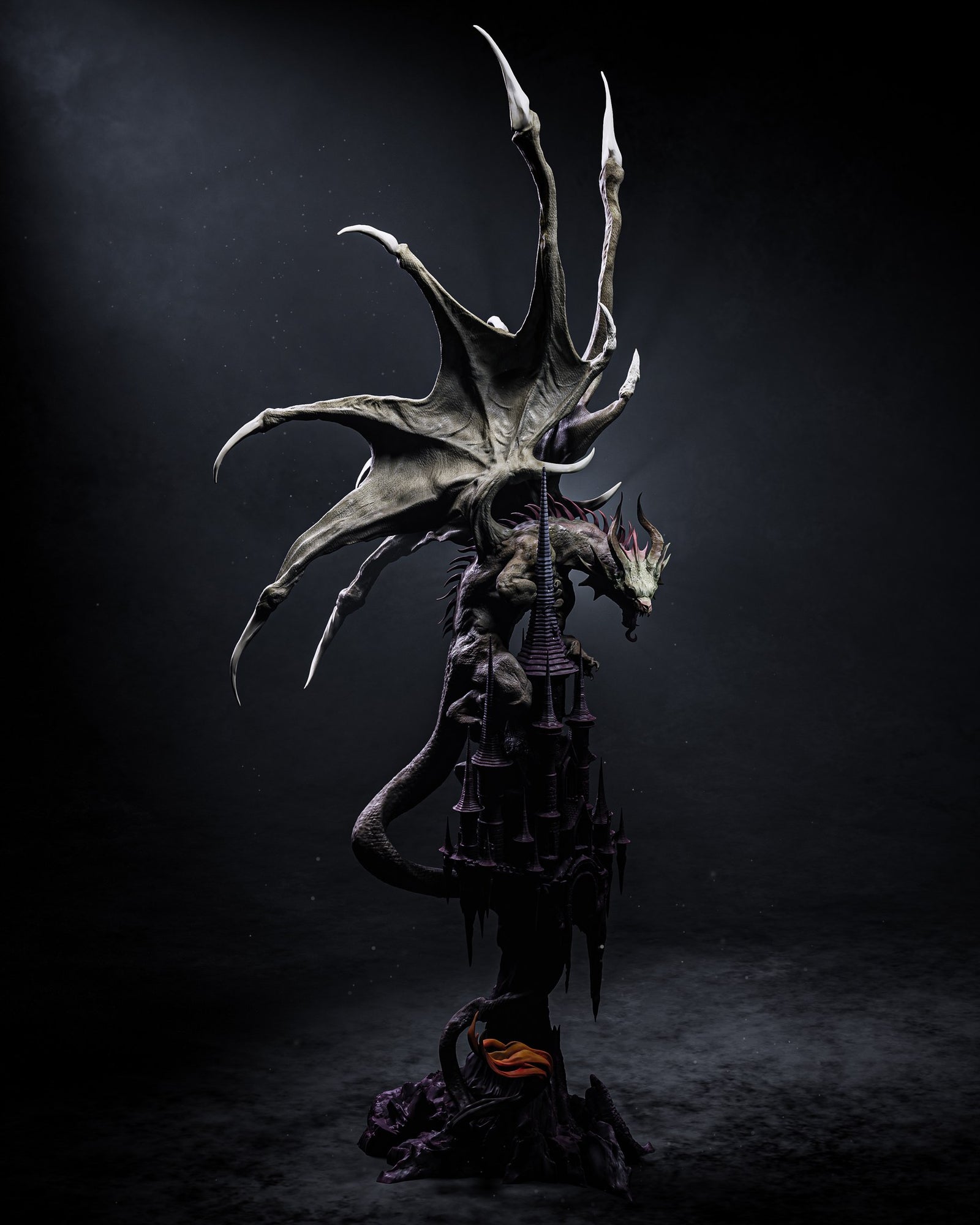 Mysterious Dragon _Original Characters resin figure by CA 3D Studios — studio preview 2