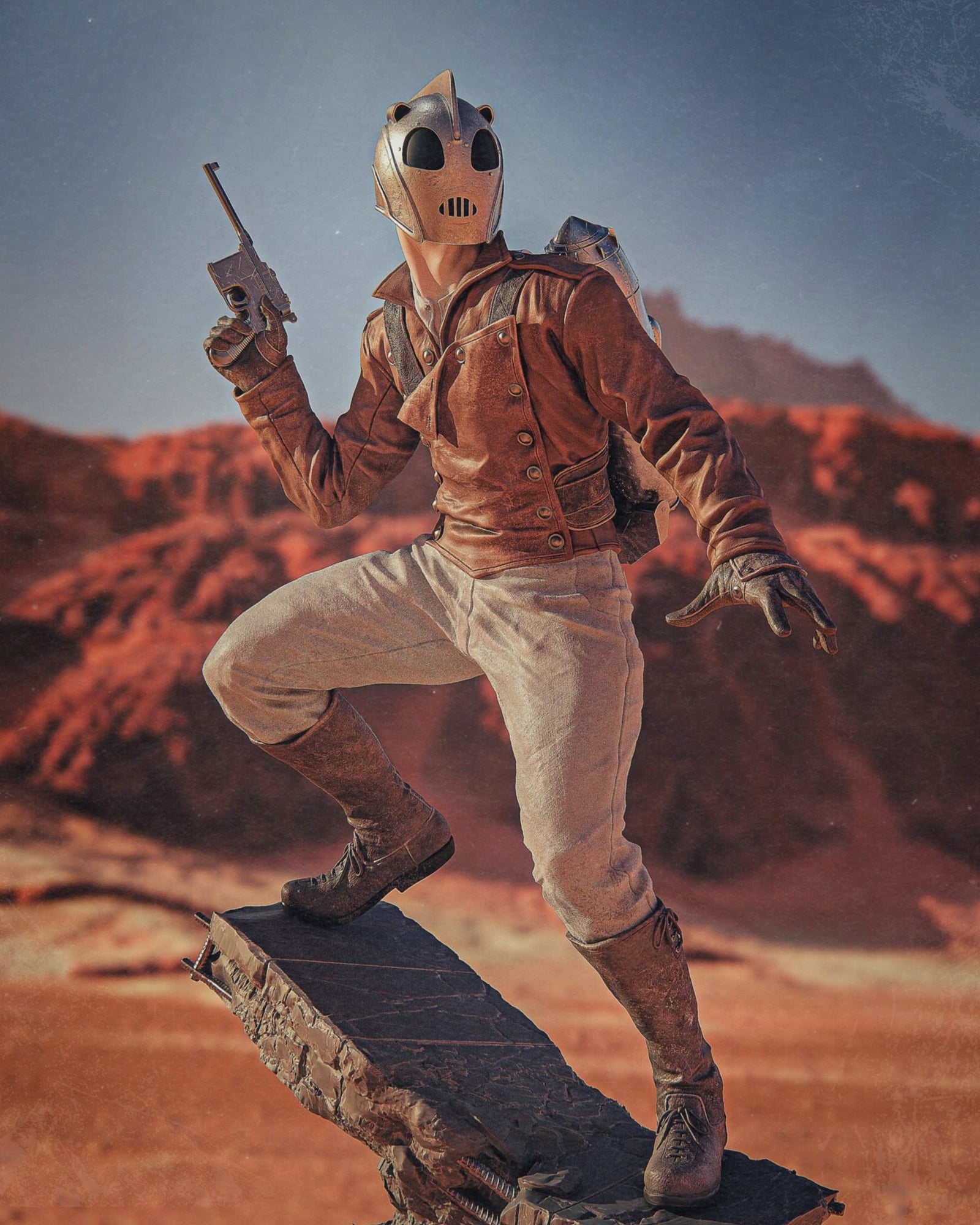 The Rocketeer (The Rocketeer) resin figure by CA 3D Studios — studio render 2