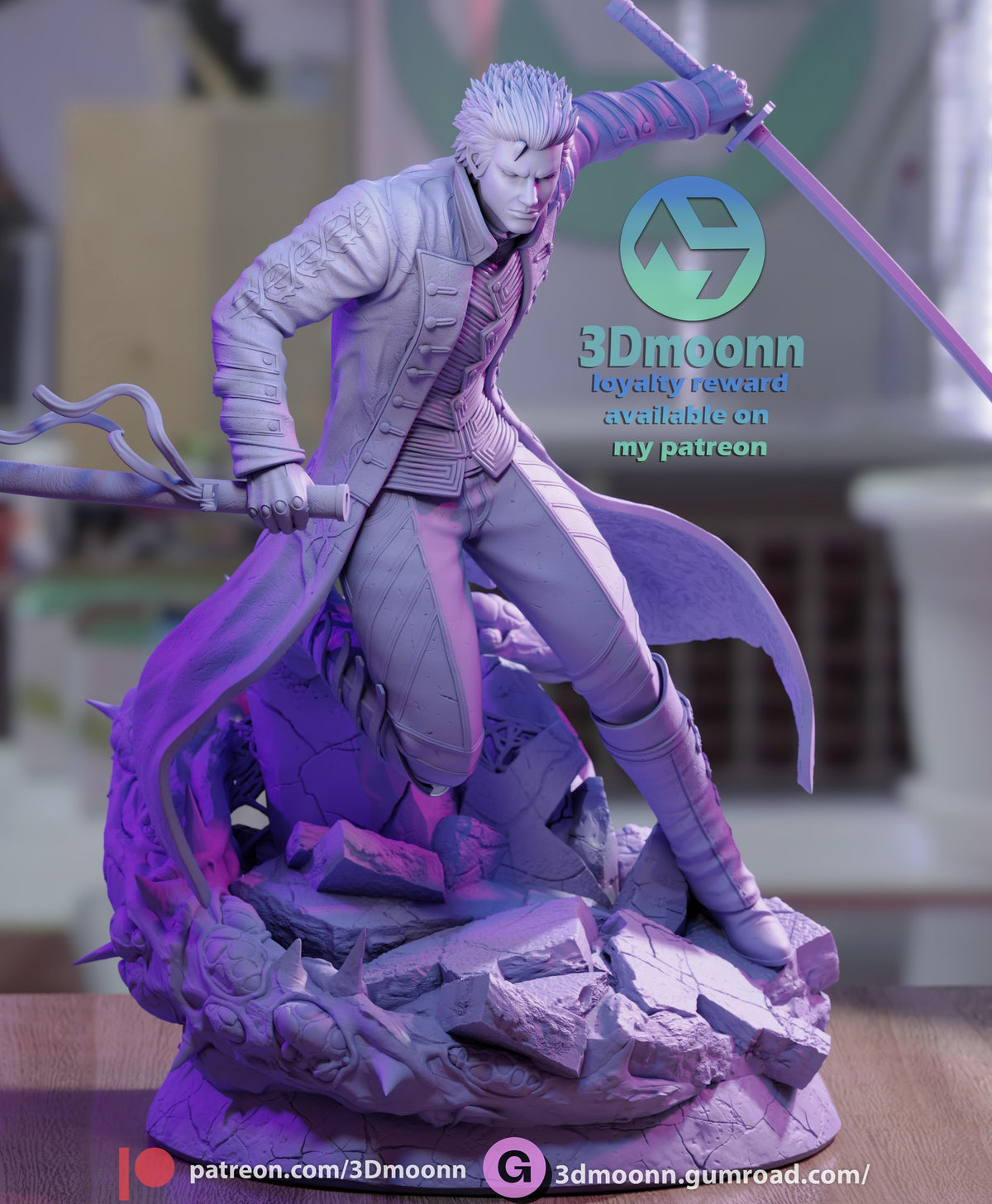 vergil devil may cry 3dmoonn 5