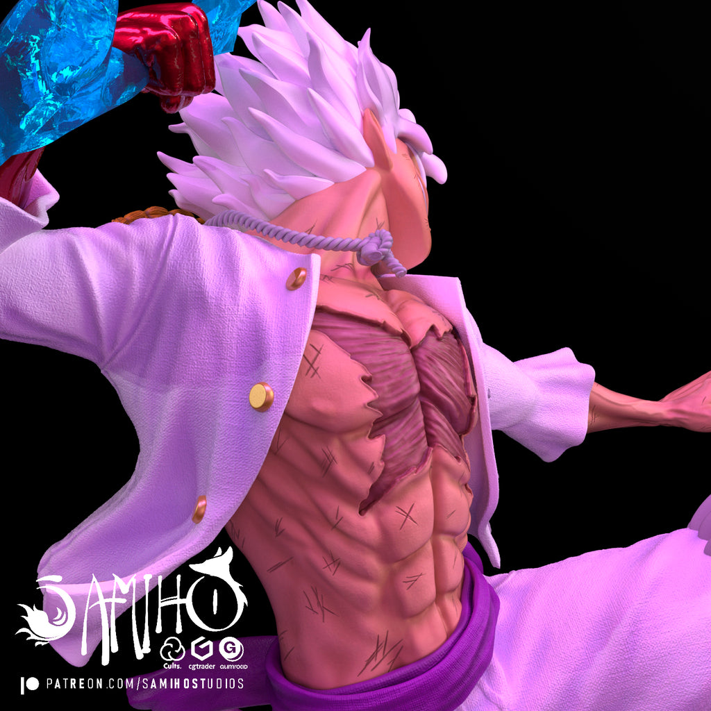 monkey d luffy one piece samiho studios nika