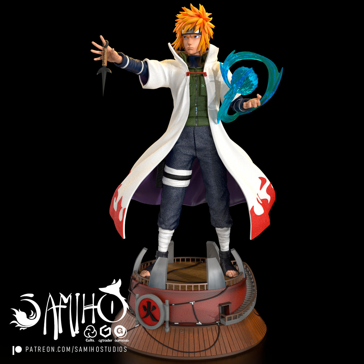 minato namikaze naruto samiho studios