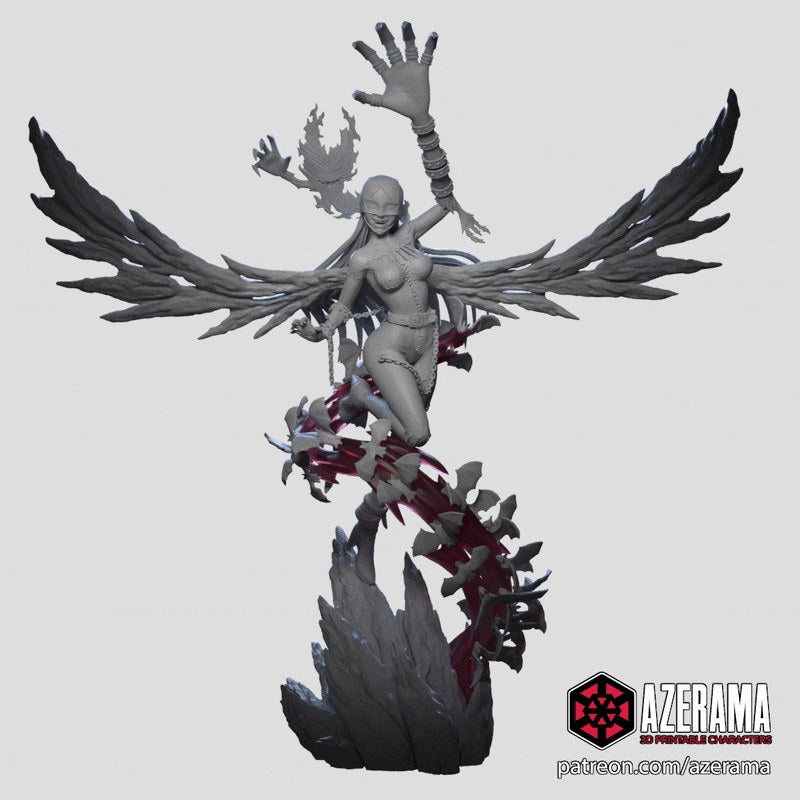 LadyDevimon (Digimon) resin figure by Azerama — studio render 6