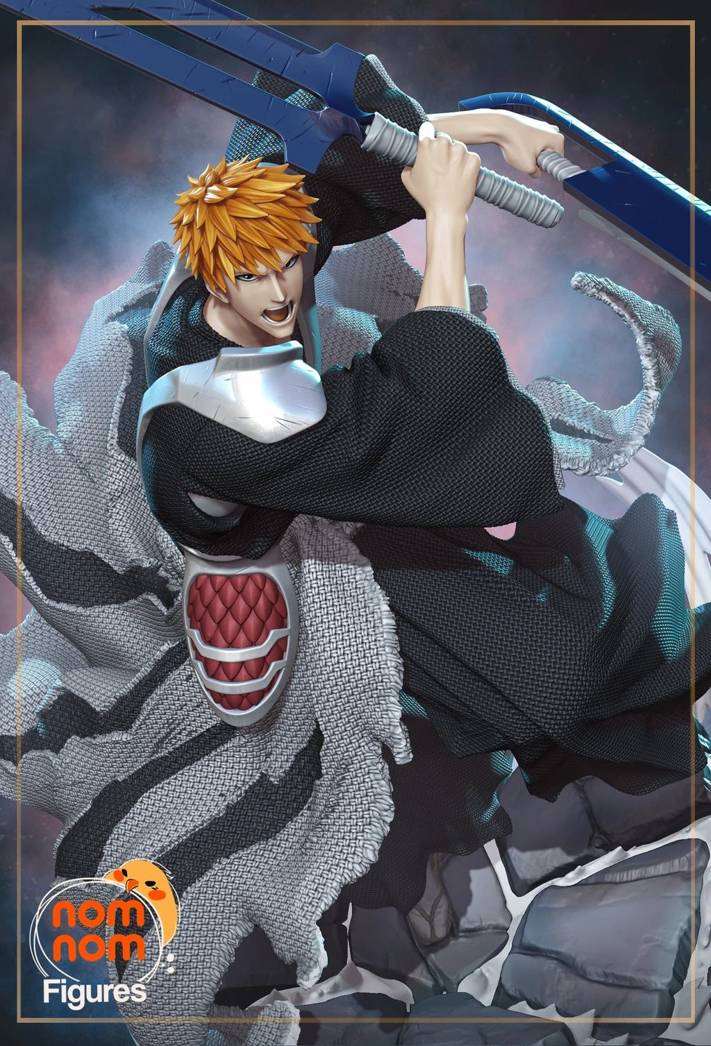 Ichigo Kurosaki Bleach resin figure by NomNom Figures — studio preview 1