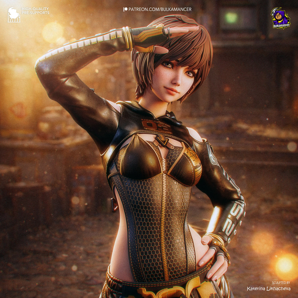 Lily Artemis II (Stellar Blade) resin figure by Bulkamancer — studio render 1