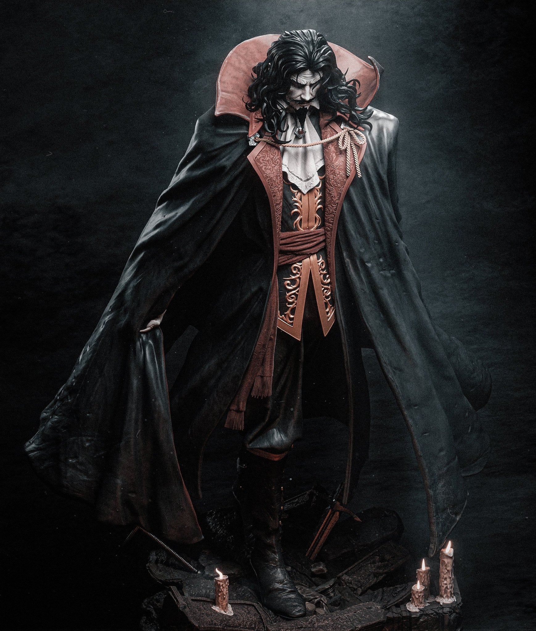 Dracula resin figure by CA 3D Studios — studio preview 1