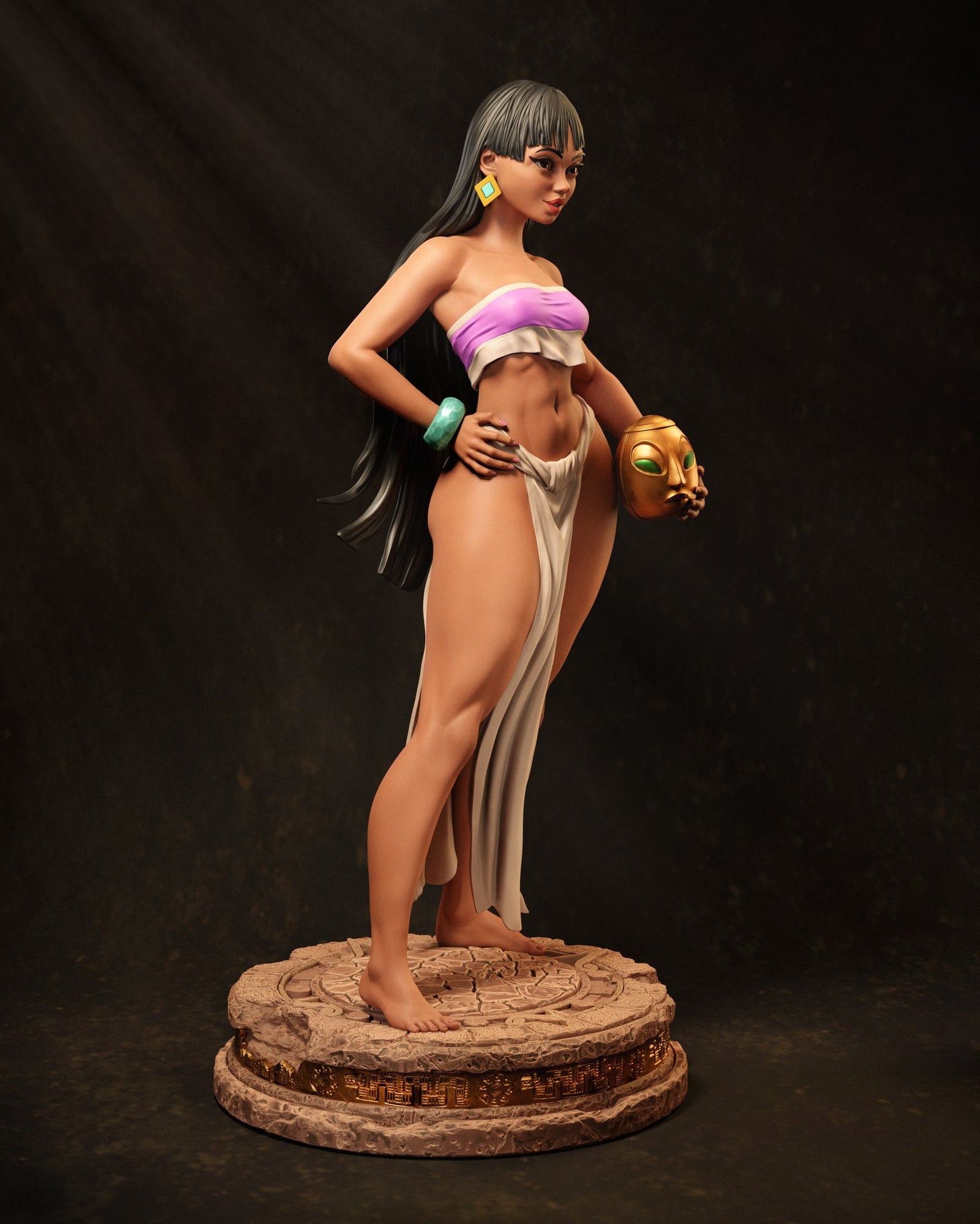 Chel The Road to El Dorado resin figure by CA 3D Studios — studio preview 4