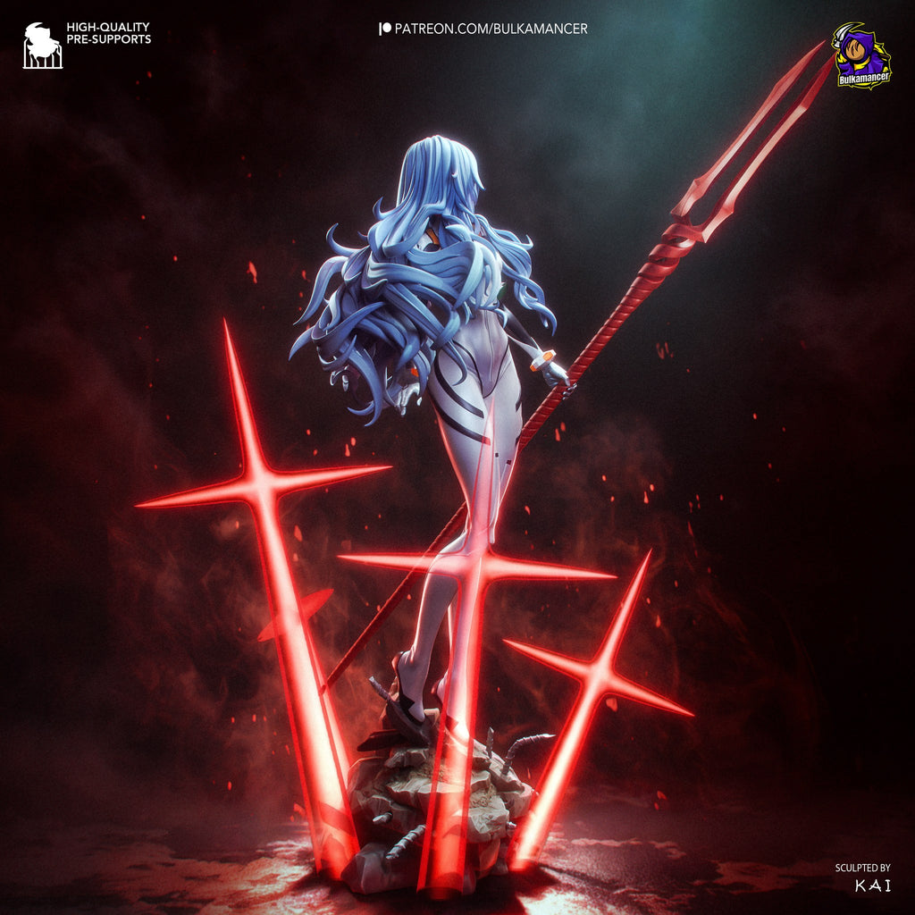 Rei Ayanami (Evangelion) resin figure by Bulkamancer — studio render 6