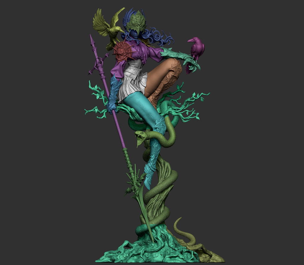 Lenora Queen of Crows — studio render 6