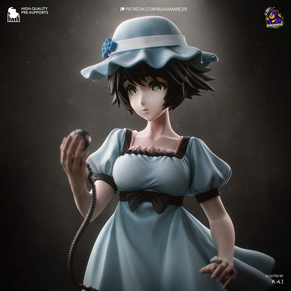 Mayuri Shiina (Steins Gate) resin figure by Bulkamancer — studio render 1