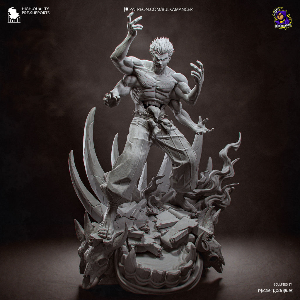 Ryomen Sukuna (Jujutsu Kaisen) resin figure by Bulkamancer — studio render 13