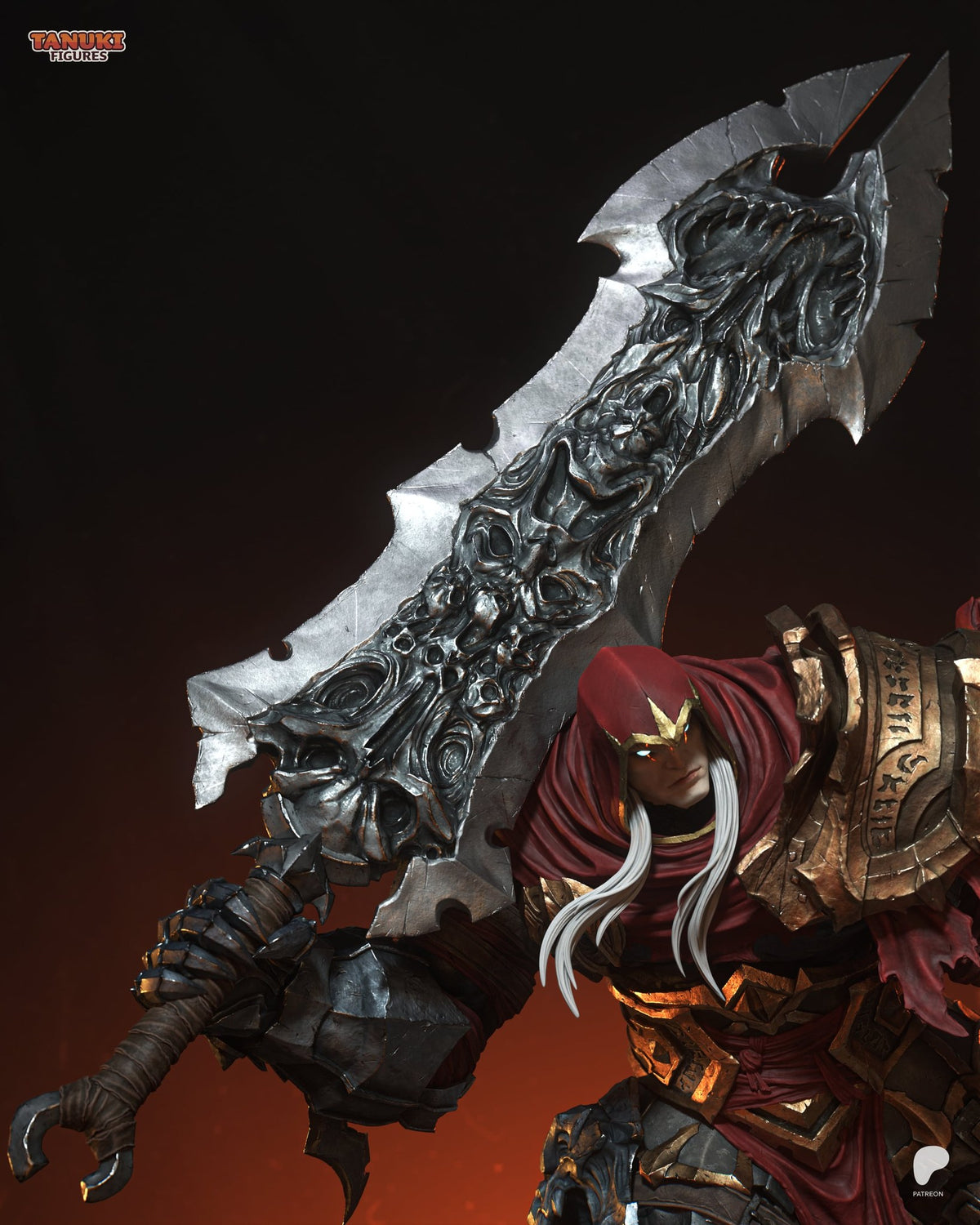 War (Darksiders) resin figure by Tanuki Figures — studio render 5