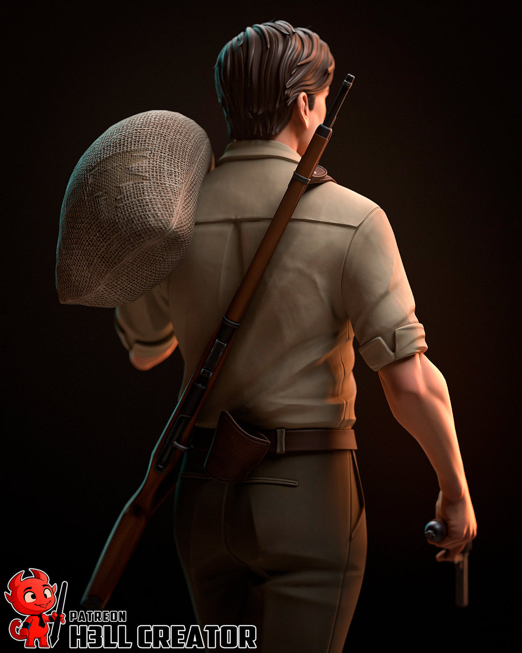 Enzo Favara (Mafia The Old Country) resin figure by h3LLcreator — studio render 8