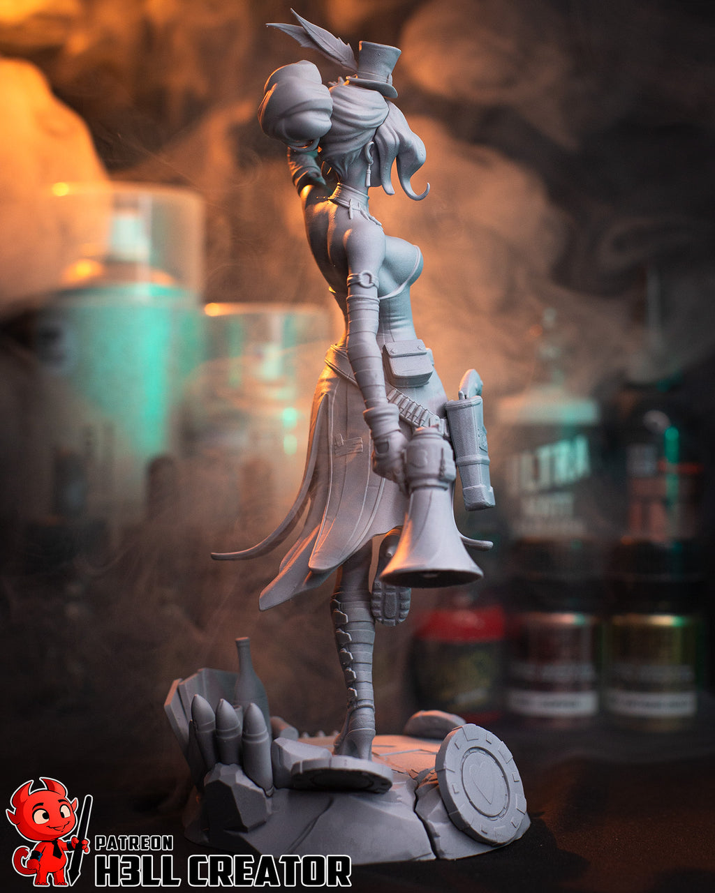 Mad Moxxi (Borderlands) resin figure by h3LLcreator — studio render 12