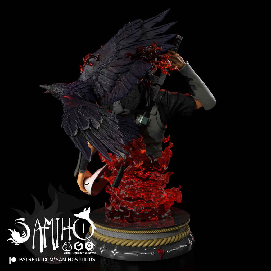 itachi uchiha naruto samiho studios anbu