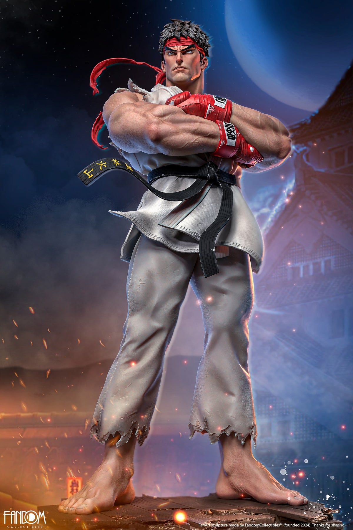 ryu street fighter fandom 3d print model stl