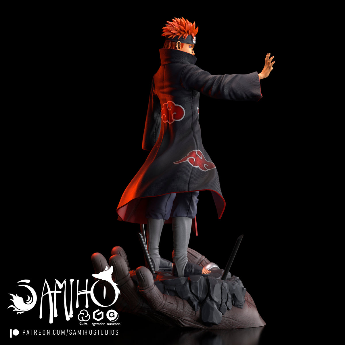 pain naruto samiho studios