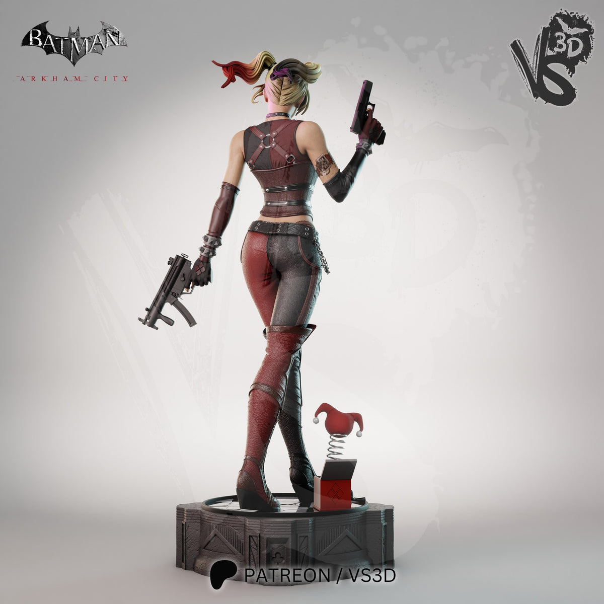 harley quinn dc vs3d arkham