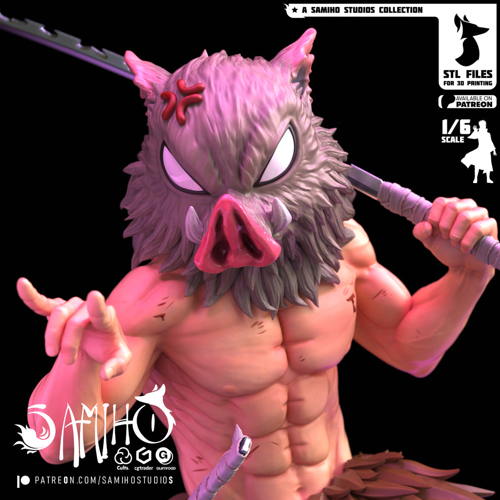 inosuke hashibira demon slayer samiho studios