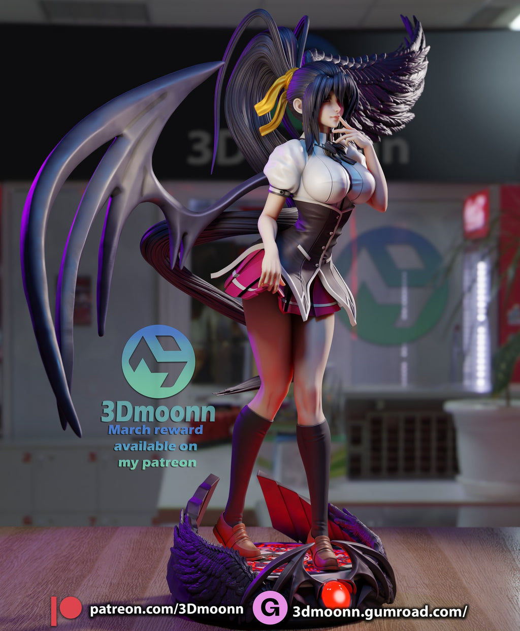 Akeno Himejima — studio render 11