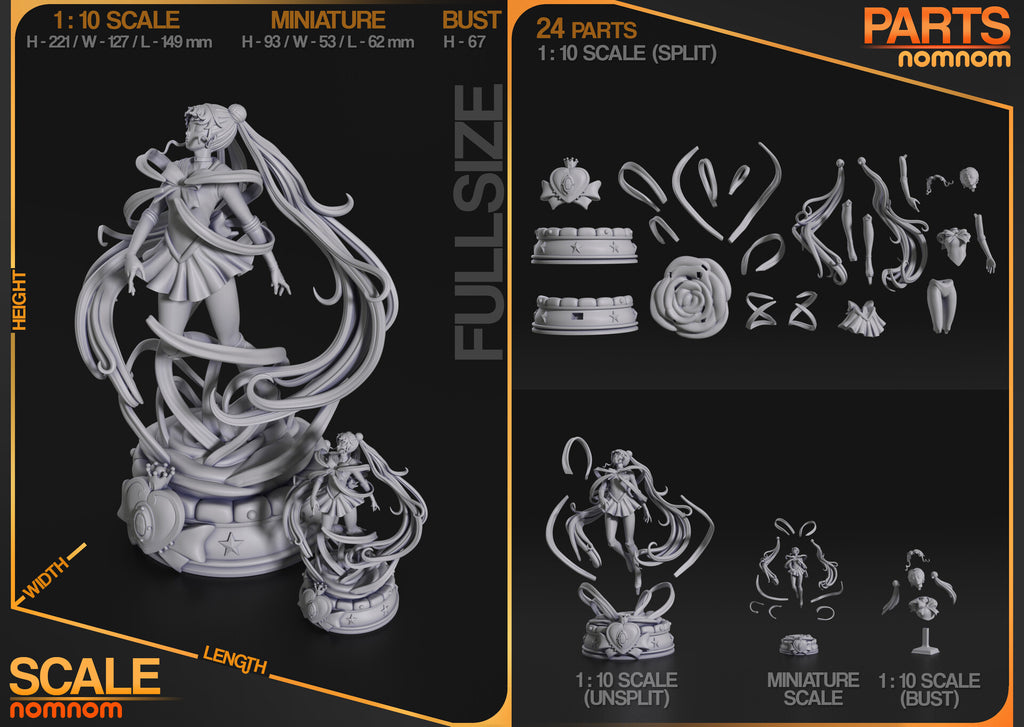 Sailor Moon — studio render 3