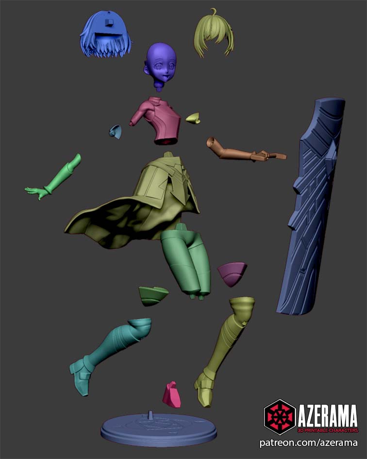 Maple (BOFURI) resin figure by Azerama — studio render 8