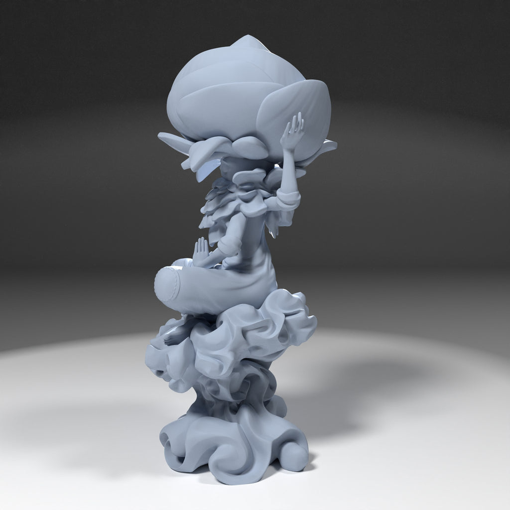 Cabbage Yogi (_Original Characters) resin figure by h3LLcreator — studio render 4
