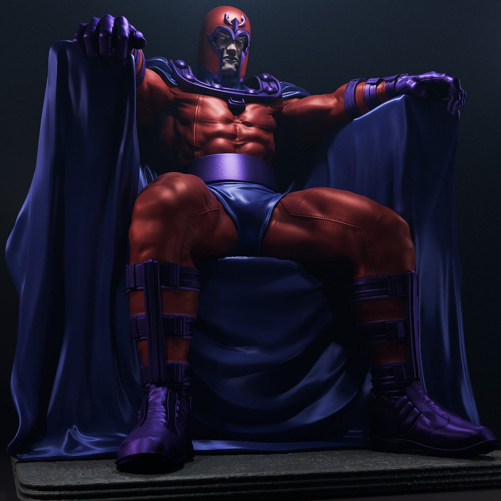 Magneto Marvel resin figure by CA 3D Studios — studio preview 2