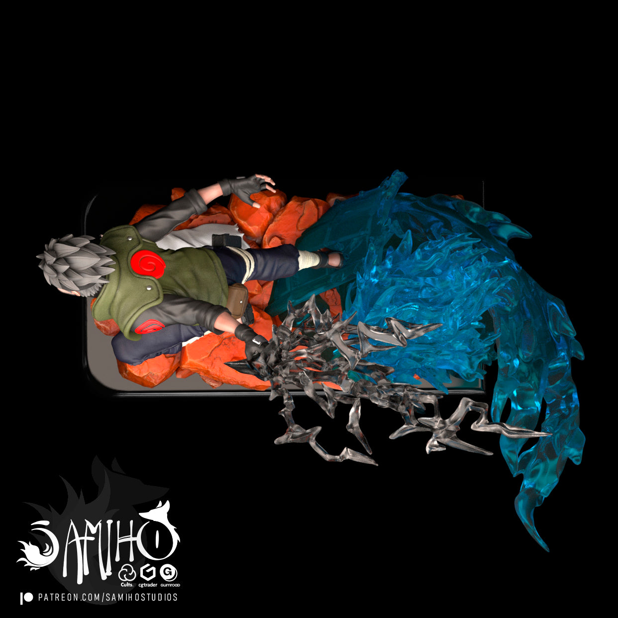 kakashi hatake naruto samiho studios and susanoo