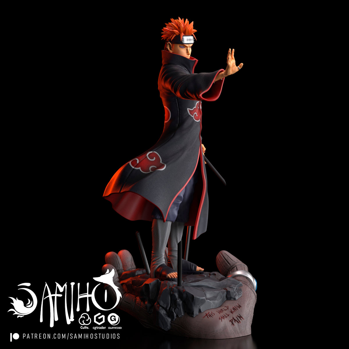 pain naruto samiho studios