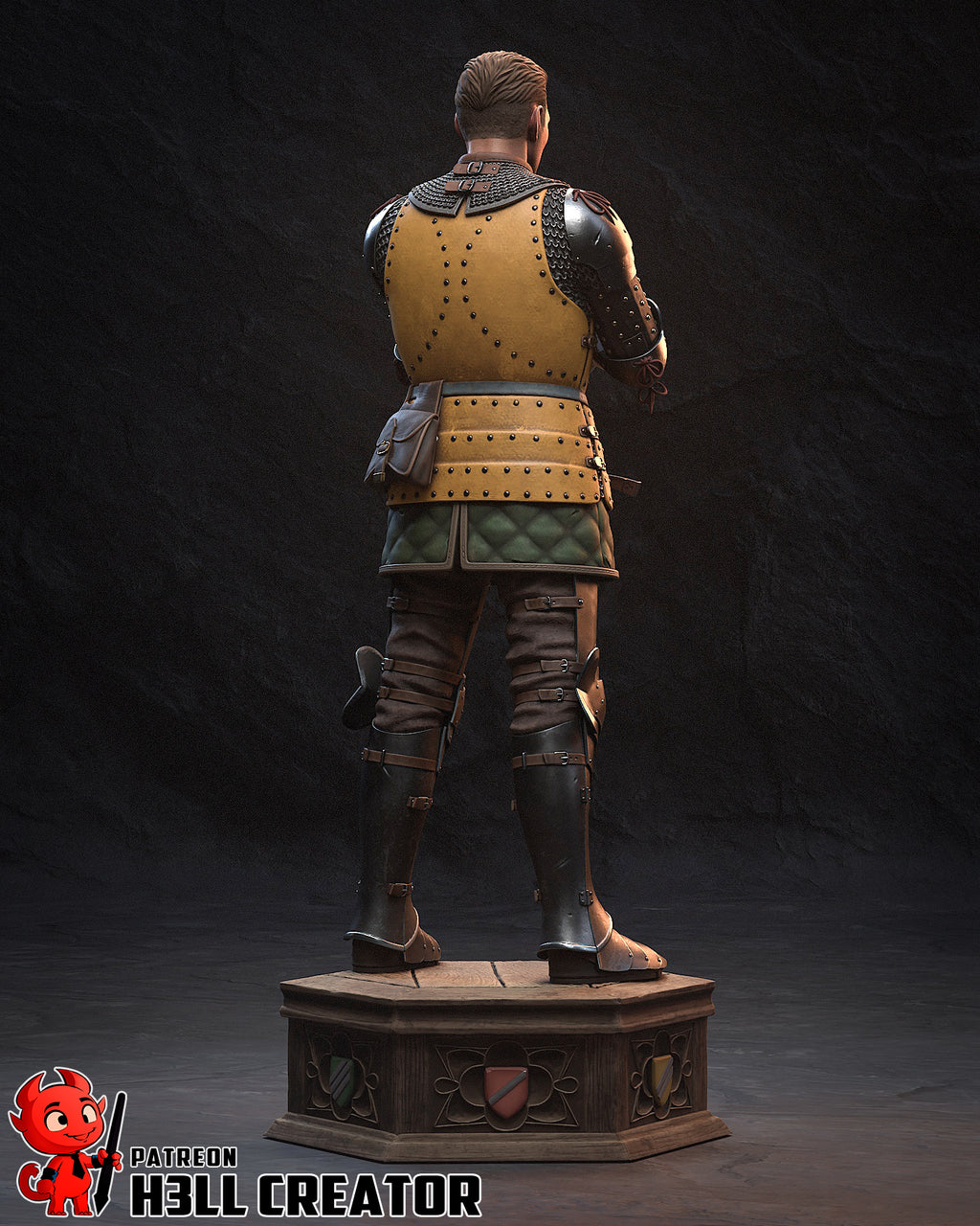 Henry of Skalitz (Kingdom Come Deliverance) resin figure by h3LLcreator — studio render 9