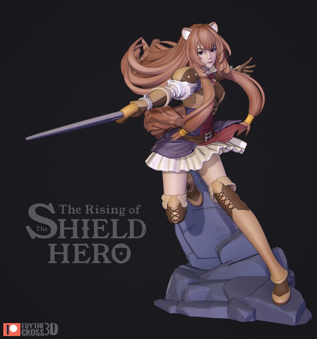 Raphtalia Rising of the Shield Hero resin figure by NomNom Figures — studio preview 2