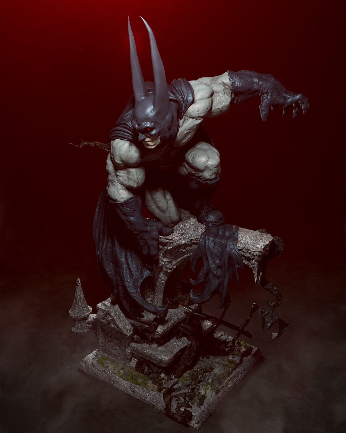 Batman DC resin figure by CA 3D Studios — studio preview 4