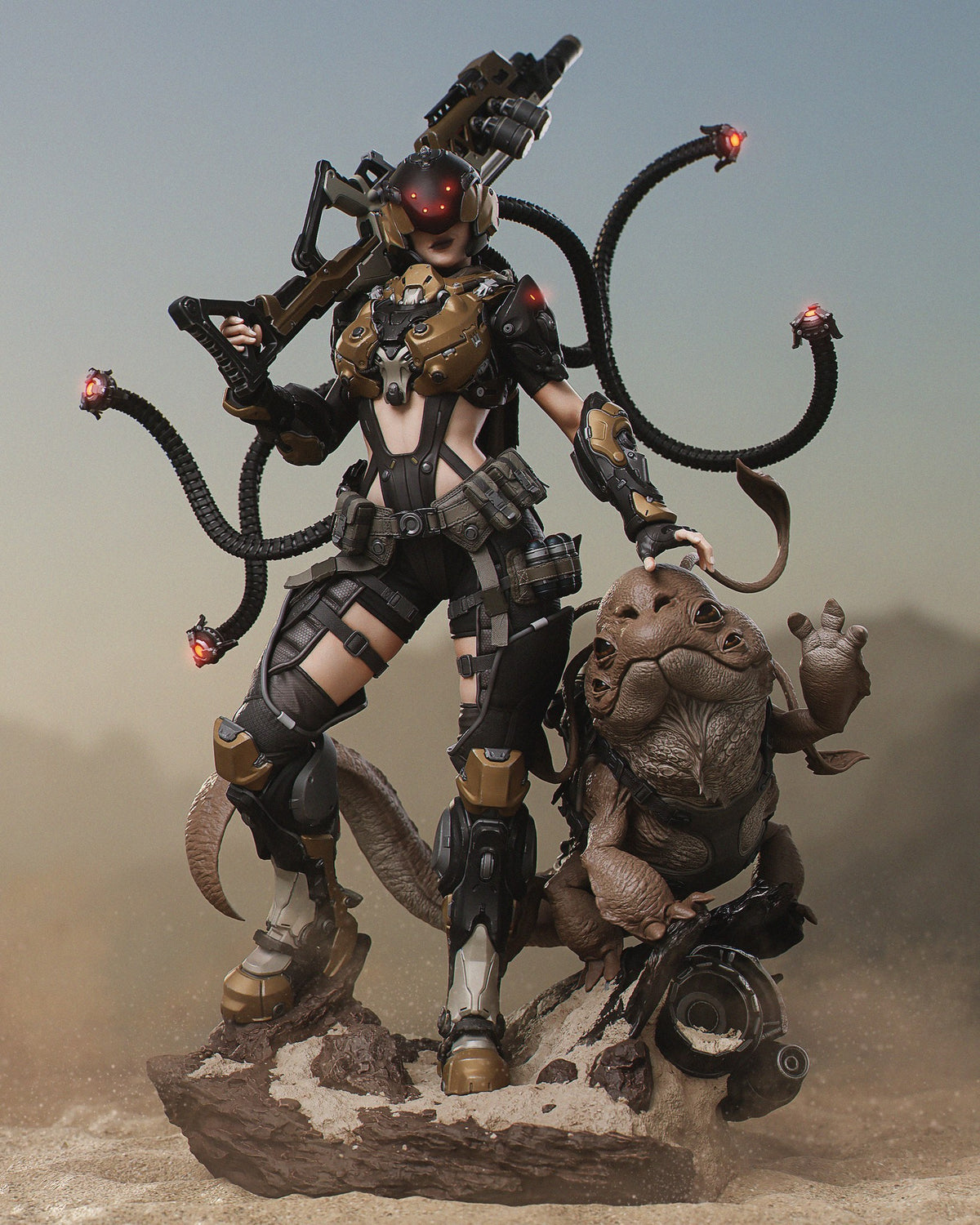 Kyla _Original Characters resin figure by CA 3D Studios — studio preview 1