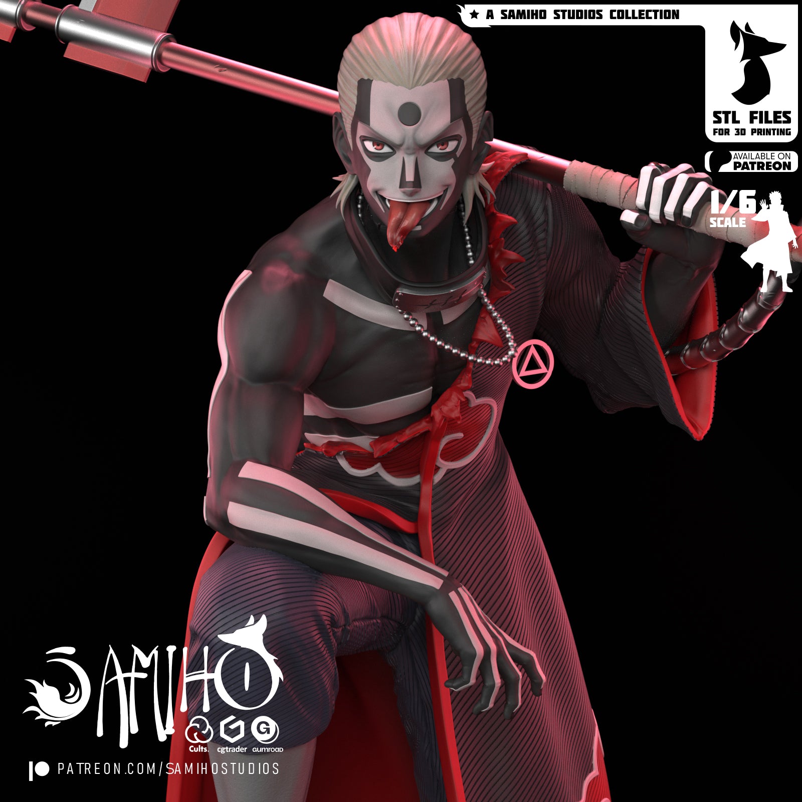 hidan naruto samiho studios