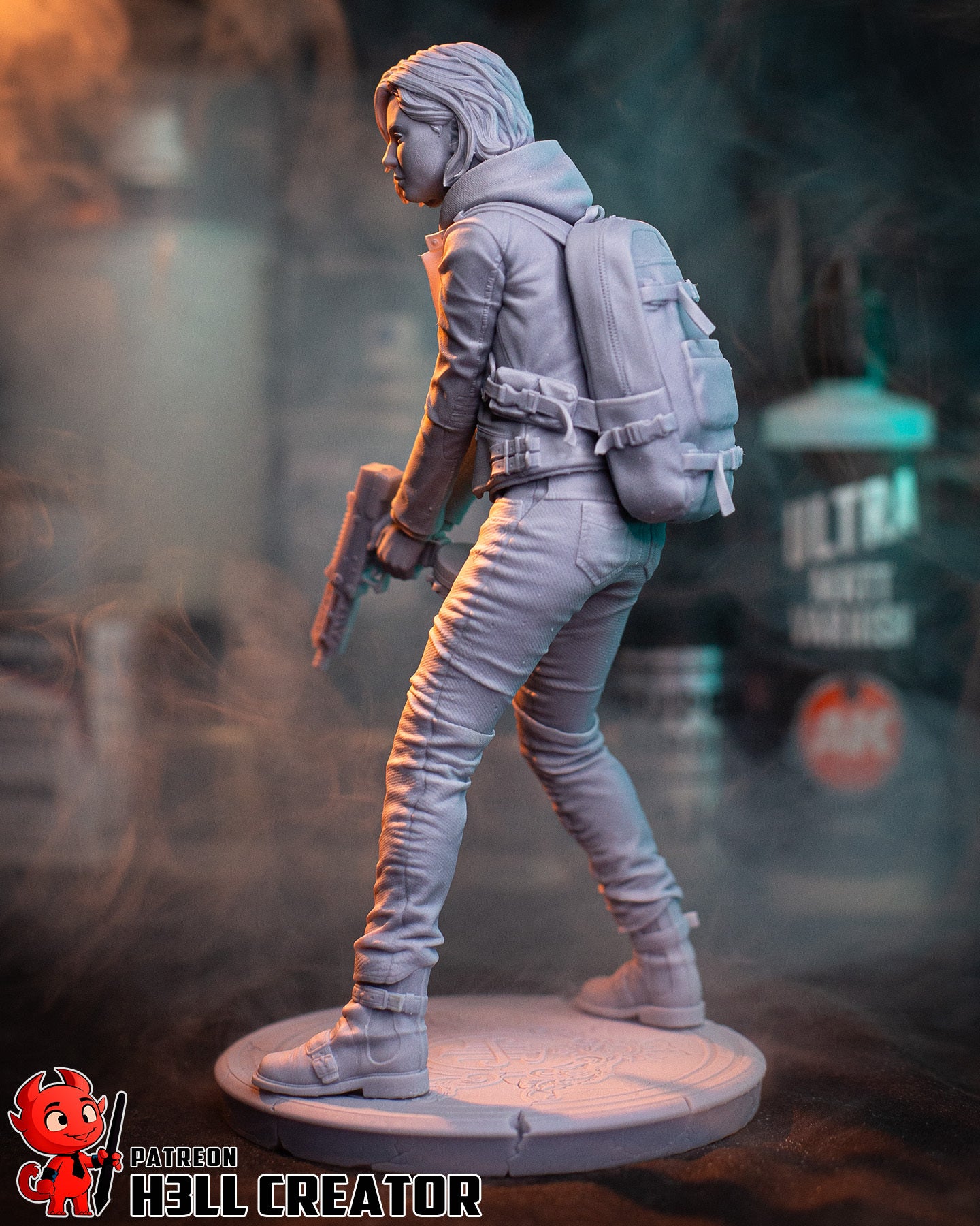 Grace Ashcroft (Resident Evil) resin figure by h3LLcreator — studio render 14