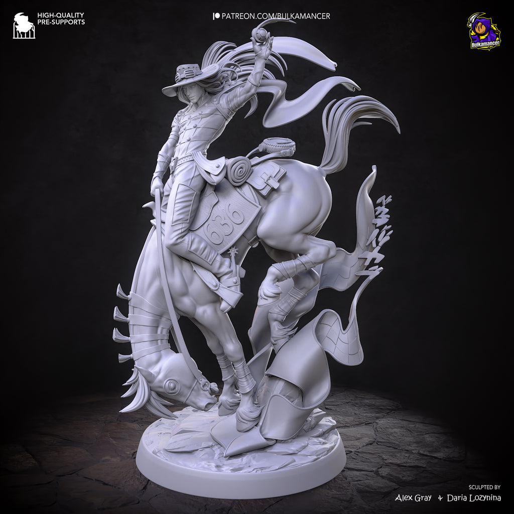 Gyro Zeppeli (Jojo's Bizarre Adventure) resin figure by Bulkamancer — studio render 15