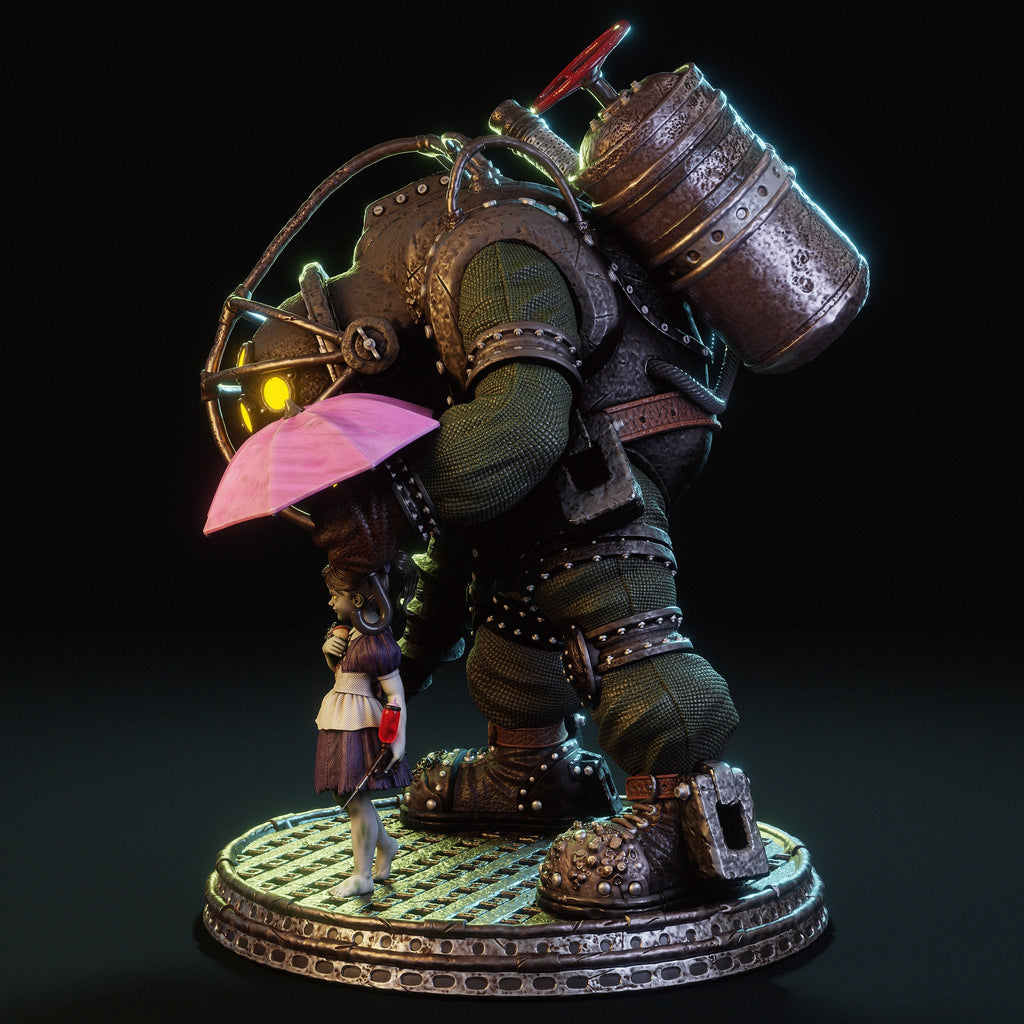 Big Daddy and Little Sister — studio render 7