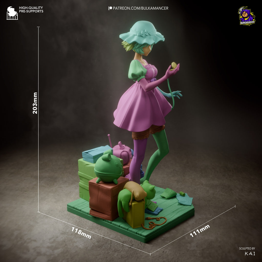 Mayuri Shiina (Steins Gate) resin figure by Bulkamancer — studio render 9