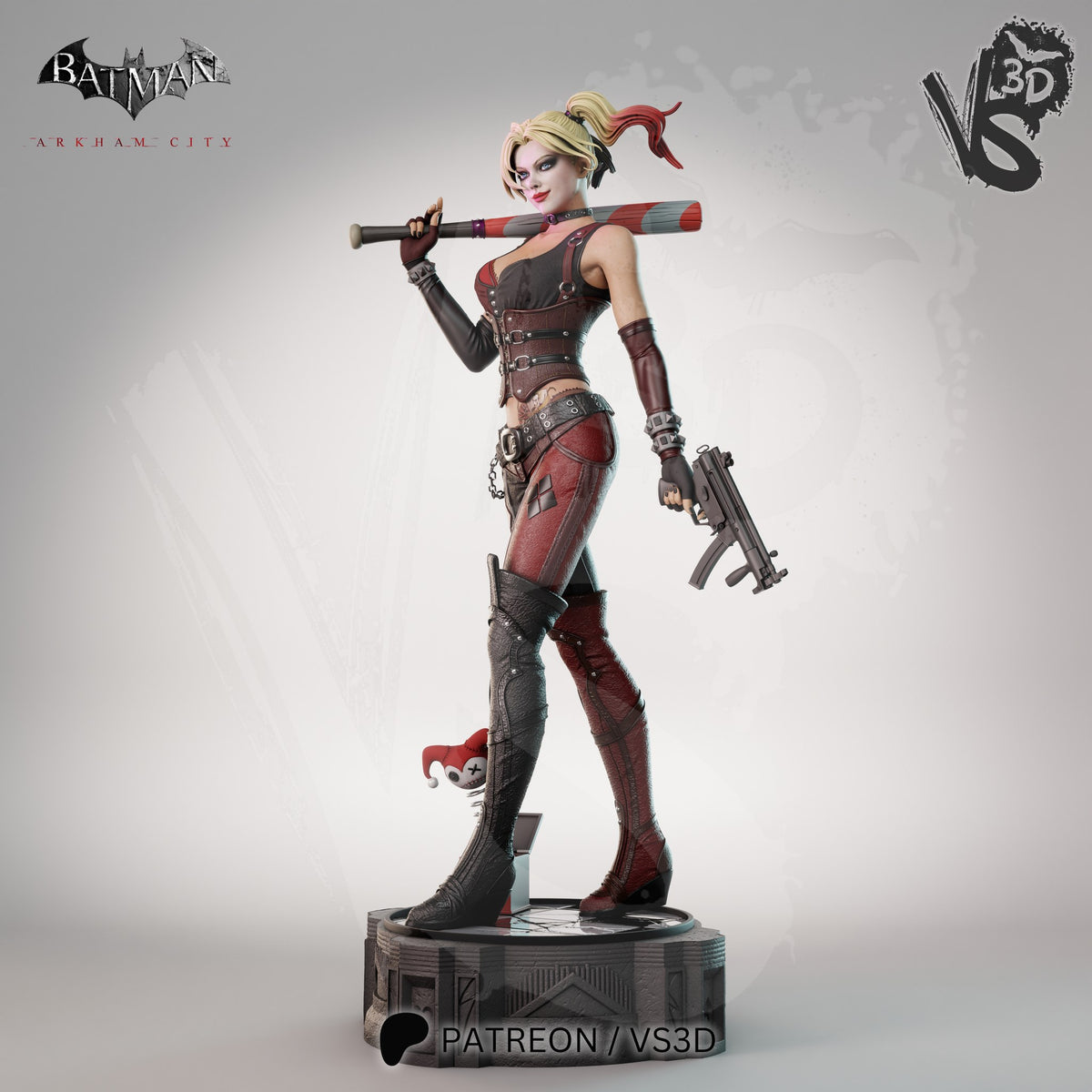 harley quinn dc vs3d arkham
