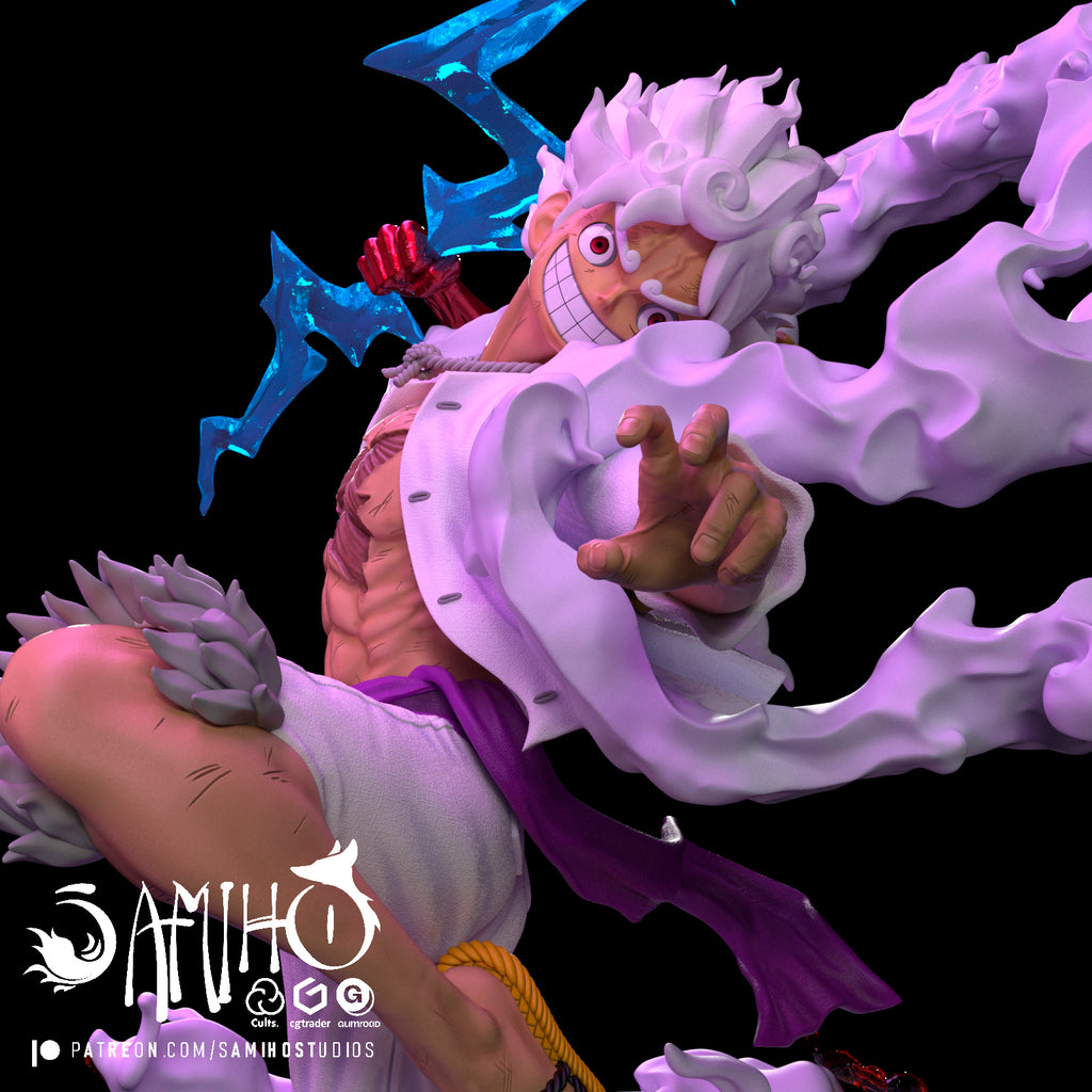 monkey d luffy one piece samiho studios nika