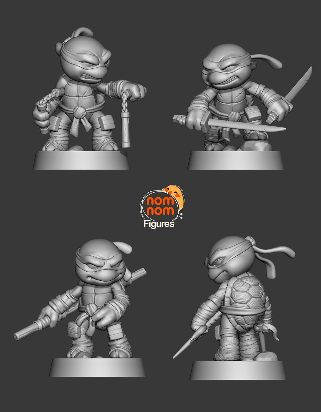 Ninja Turtles — studio render 3