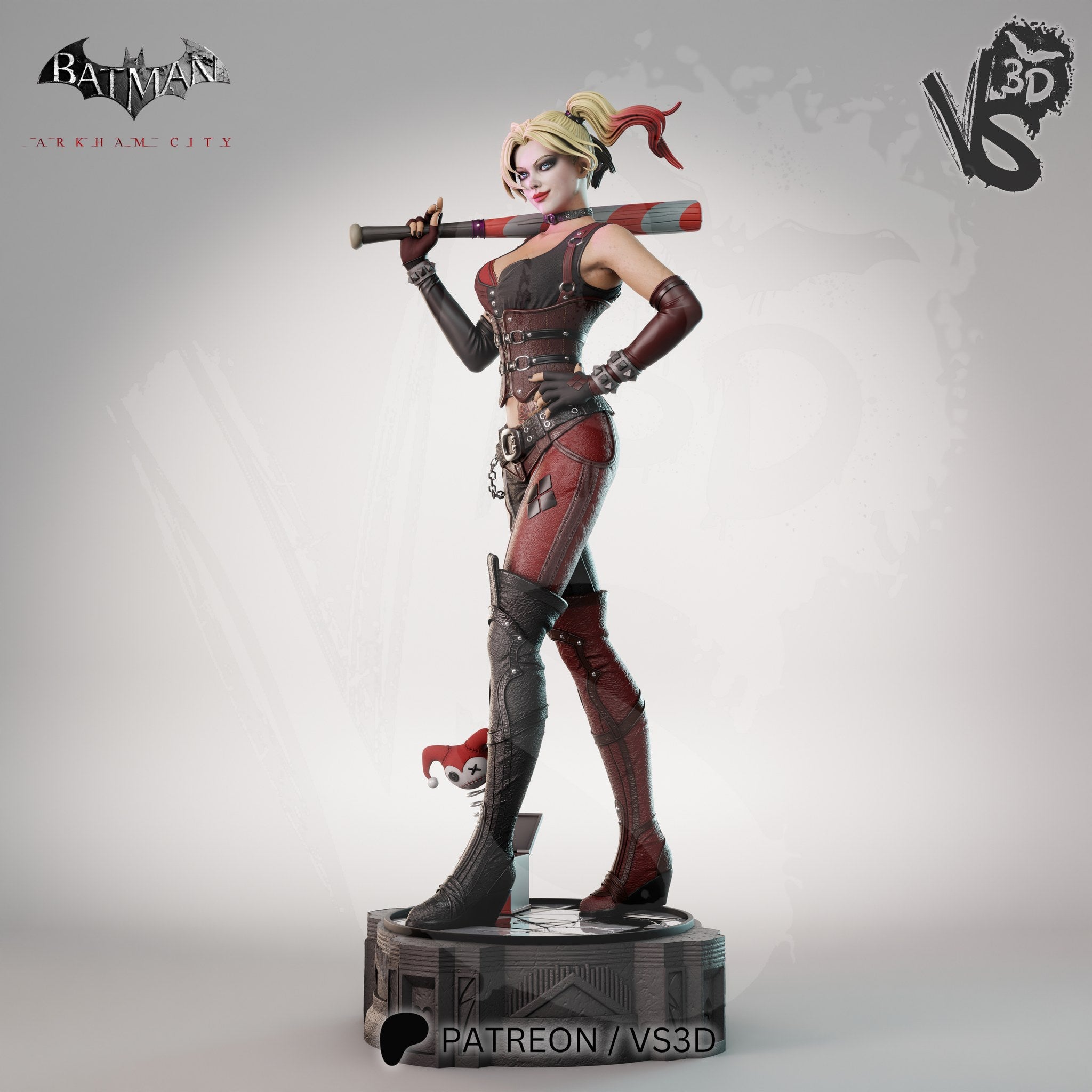 harley quinn dc vs3d arkham