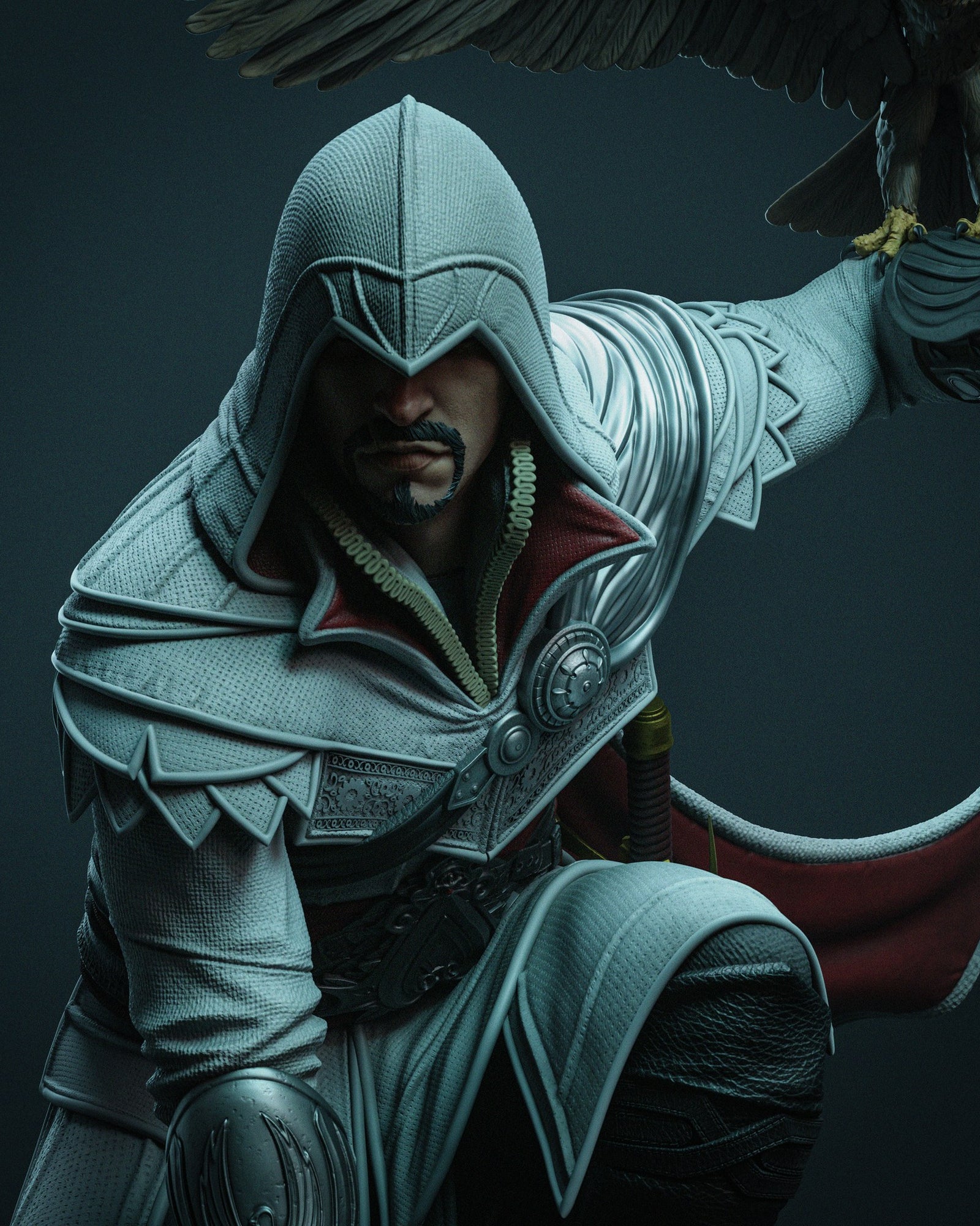 Ezio Auditore Assassin's Creed resin figure by CA 3D Studios — studio preview 1