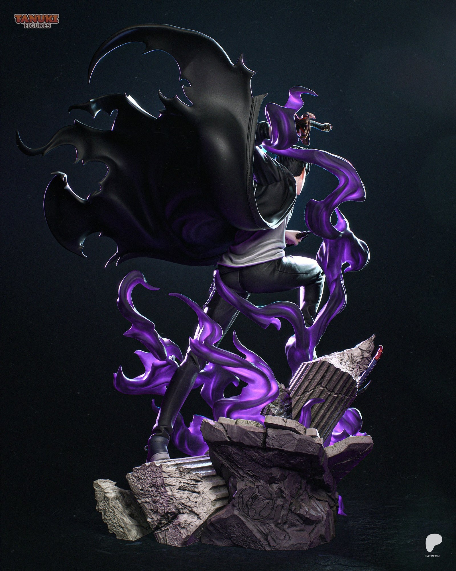 Sung Jin-Woo (Solo Leveling) resin figure by Tanuki Figures — studio render 4