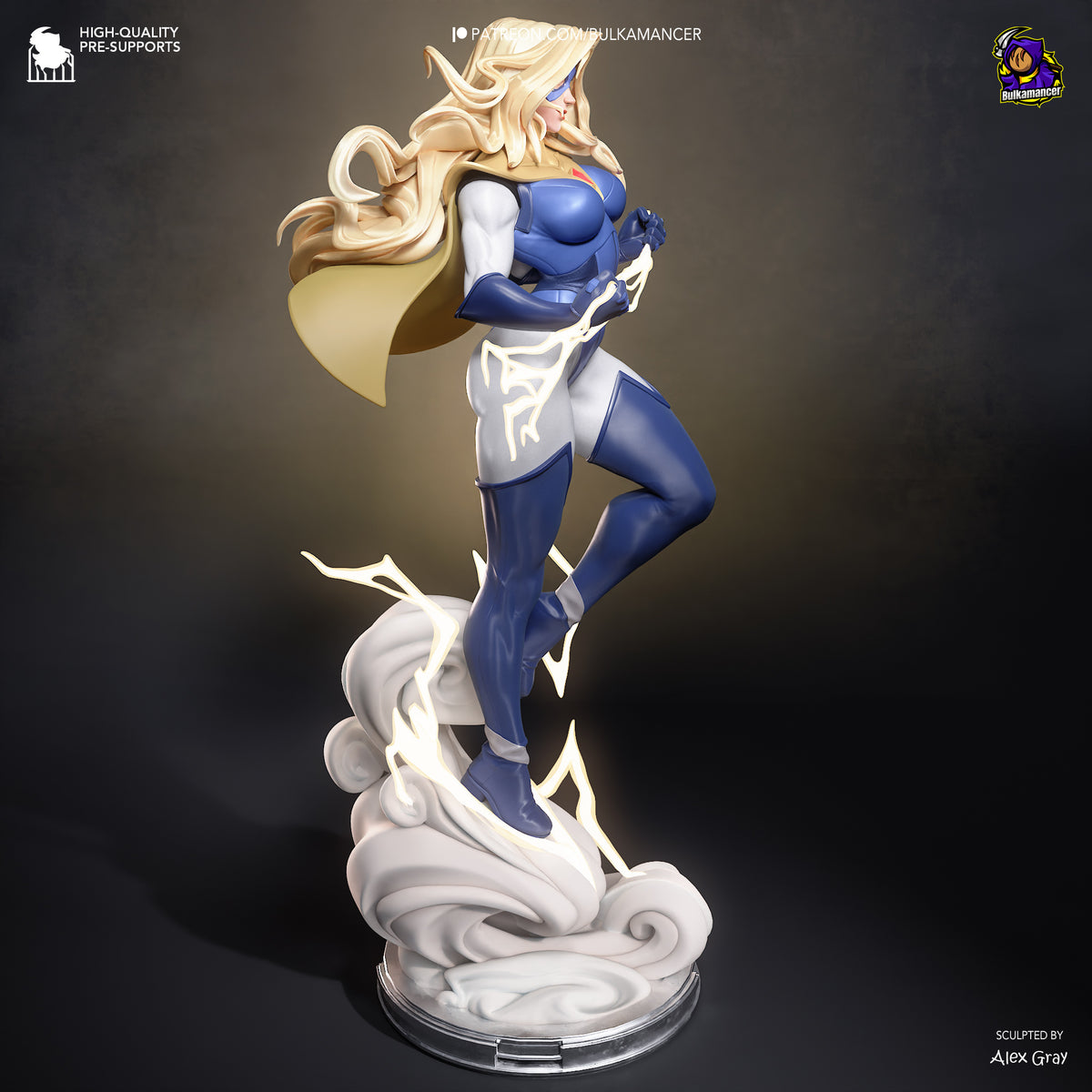 Blonde Blazer (Dispatch) resin figure by Bulkamancer — studio render 7