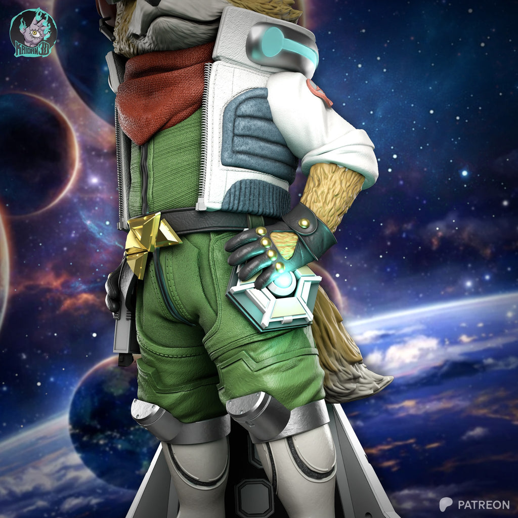 Fox McCloud (Star Fox) resin figure by Kaidan 3D — studio render 3