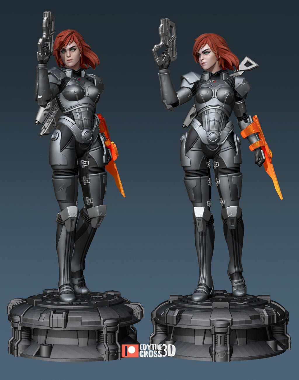 Commander Shepard — studio render 3