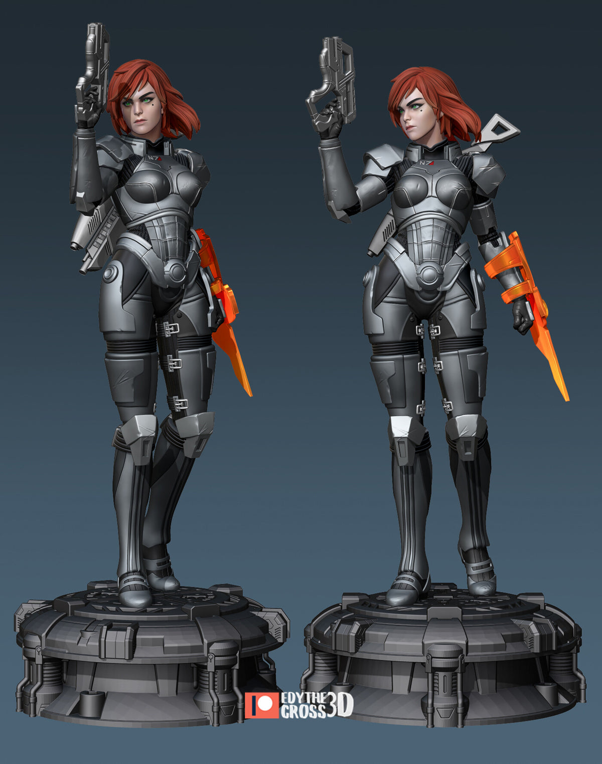 Commander Shepard — studio render 3